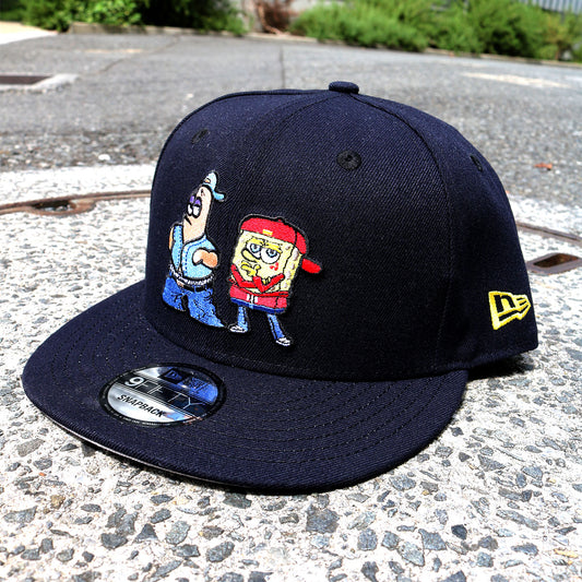 New Era × Nickelodeon - SpongeBob 9FIFTY Navy【70980079】