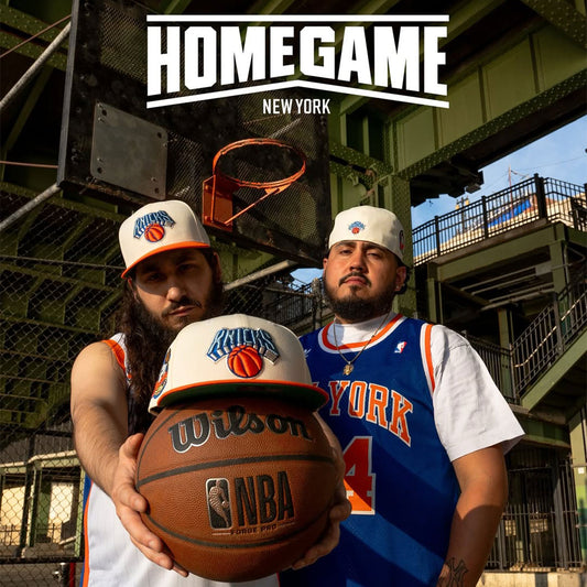 NEW ERA - New York Knicks CO 59Fifty 2x Champs Chrome White/Rush Orange