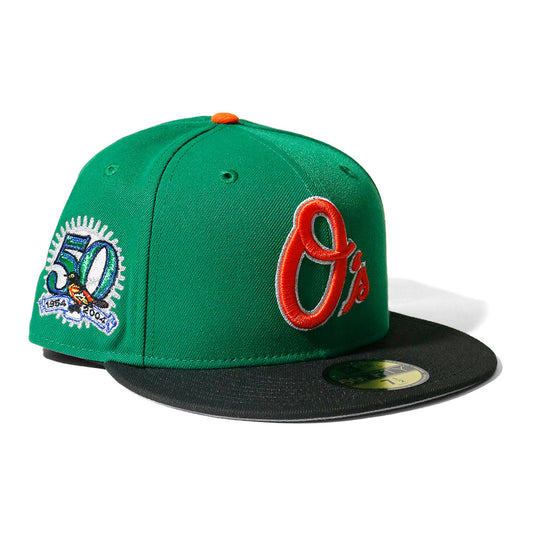 NEW ERA - Baltimore Orioles CO 59Fifty 50th anniversary Green/Black