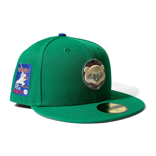 NEW ERA - Chicago Cubs CO 59Fifty BE ALERT FOR FOUL BALLS Green