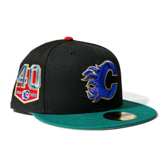 NEW ERA - Calgary Flames CO 59Fifty 40th Anniversary Black/Green