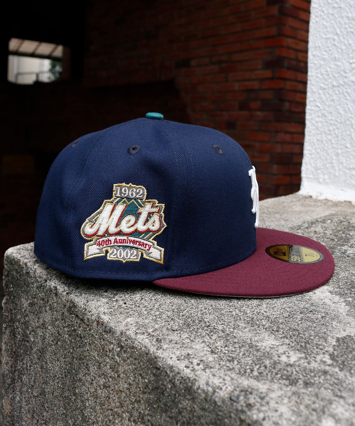 NEW ERA - New York Mets CO 59FIFTY 40th Anniversary Navy/Wine