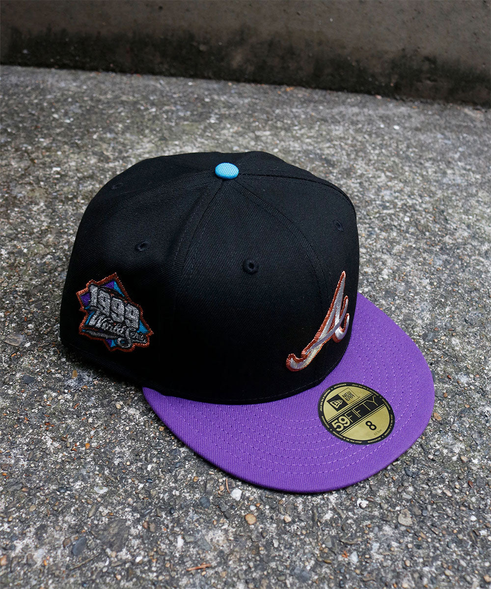 NEW ERA - Atlanta Braves NYCO 59FIFTY World Series 1999 Black/Purple