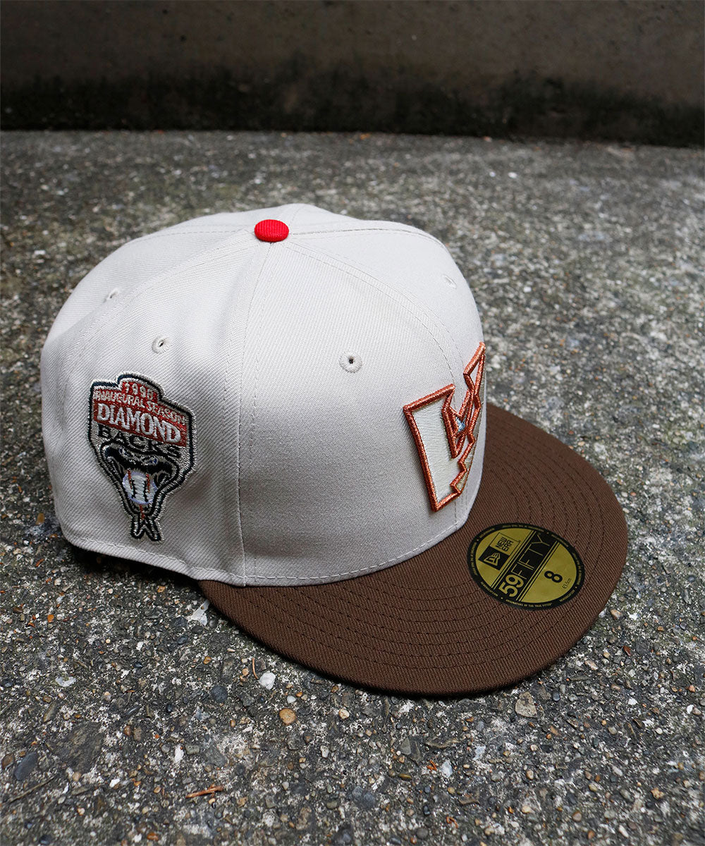 NEW ERA - Arizona Diamondbacks NYCO 59FIFTY Inaugural Season 1998 Stone/Walnut【70979187】