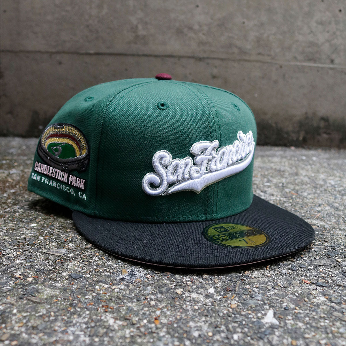 NEW ERA - San Francisco Giants NYCO 59FIFTY CANDLESTICK PARK Pine Green/Black【70975939】