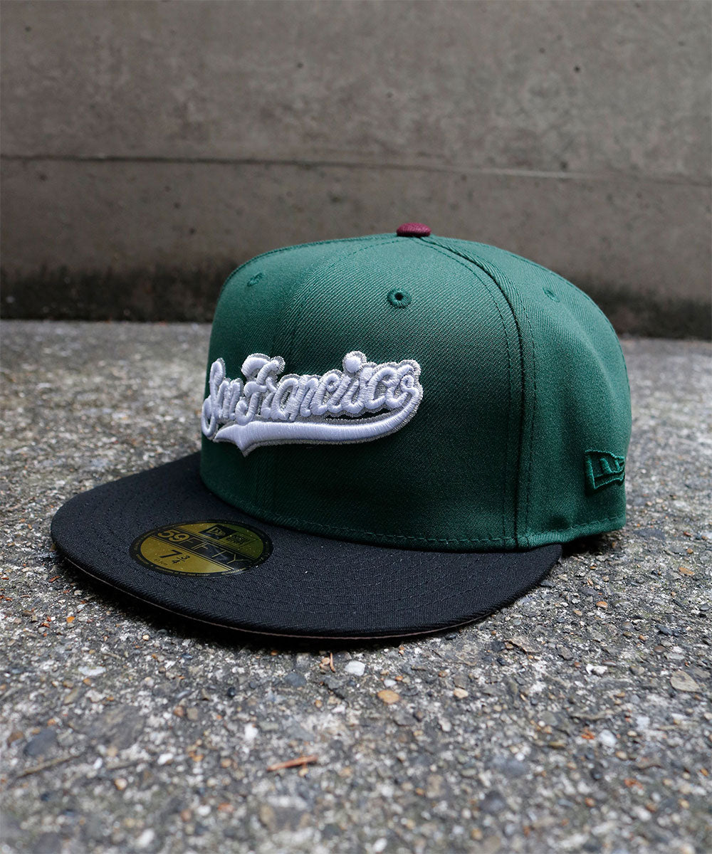 NEW ERA - San Francisco Giants NYCO 59FIFTY CANDLESTICK PARK Pine Green/Black【70975939】