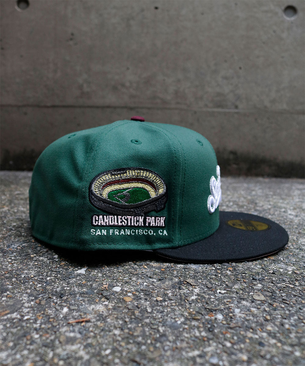 NEW ERA - San Francisco Giants NYCO 59FIFTY CANDLESTICK PARK Pine Green/Black【70975939】