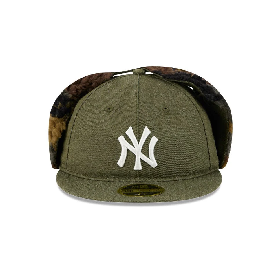 NEW ERA - New York Yankees USAT RC 59FIFTY Dog Ear Three Looms Olive/Camo【60772916|14856816】