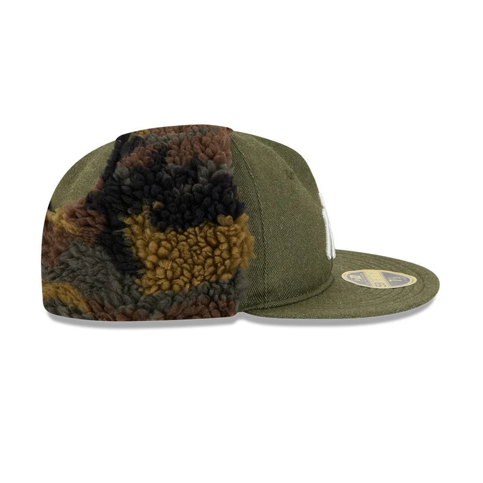 NEW ERA - New York Yankees USAT RC 59FIFTY Dog Ear Three Looms Olive/Camo【60772916|14856816】