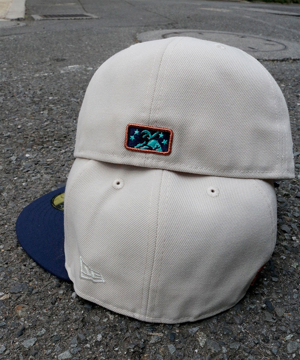 NEW ERA - Columbus Clippers Clipper Patch 59FIFTY STONE/NAVY