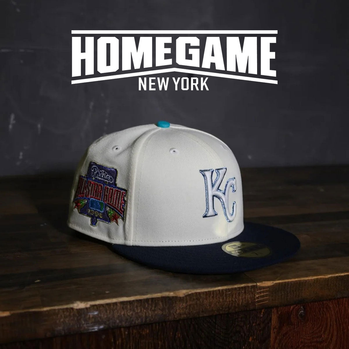 NEW ERA - Kansas City Royals 59Fifty 1996 All Star Game, Chrome White/Navy