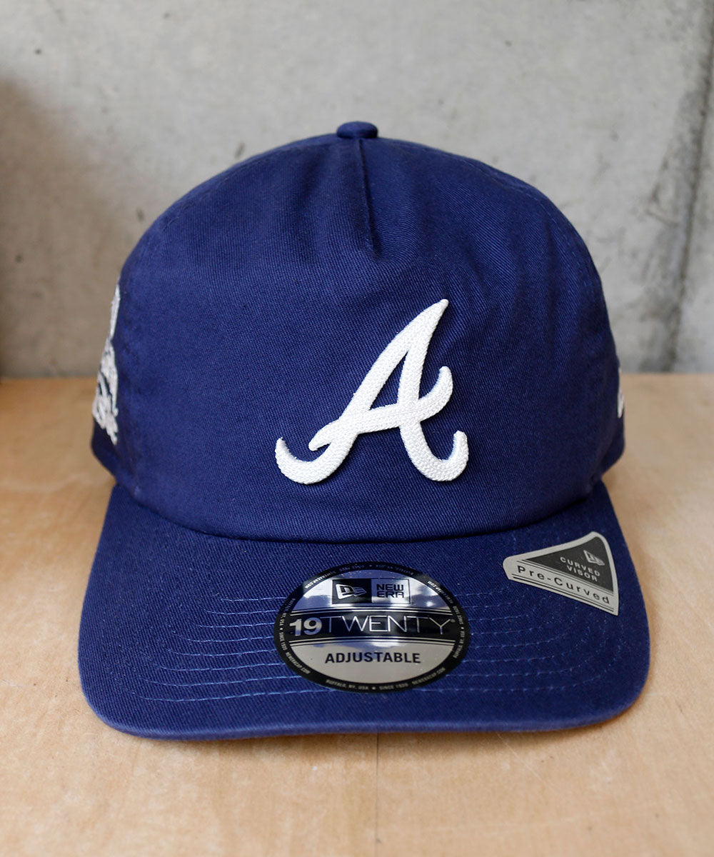 New Era × Diet Starts Monday - Atlanta Braves CTT Strap 19TWENTY Pre-Curved Navy【60975404】