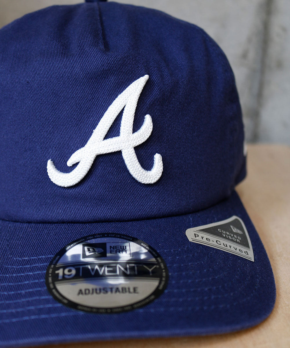 New Era × Diet Starts Monday - Atlanta Braves CTT Strap 19TWENTY Pre-Curved Navy【60975404】
