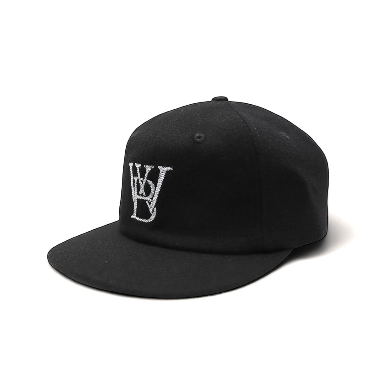 WOODBLOCK CLASSIC WB LOGO WOOL CAP BLACK 【WB-CL-002】