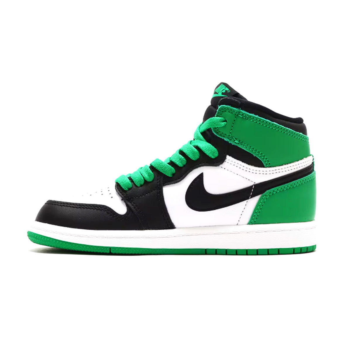 NIKE AIR JORDAN 1 RETRO HIGH OG GS BLACK / LUCKY GREEN - WHITE ナイキ エア ジョーダン 1 レトロ ハイ OG GS " ブラック / ラッキー グリーン - ホワイト "【FD1437-031 】