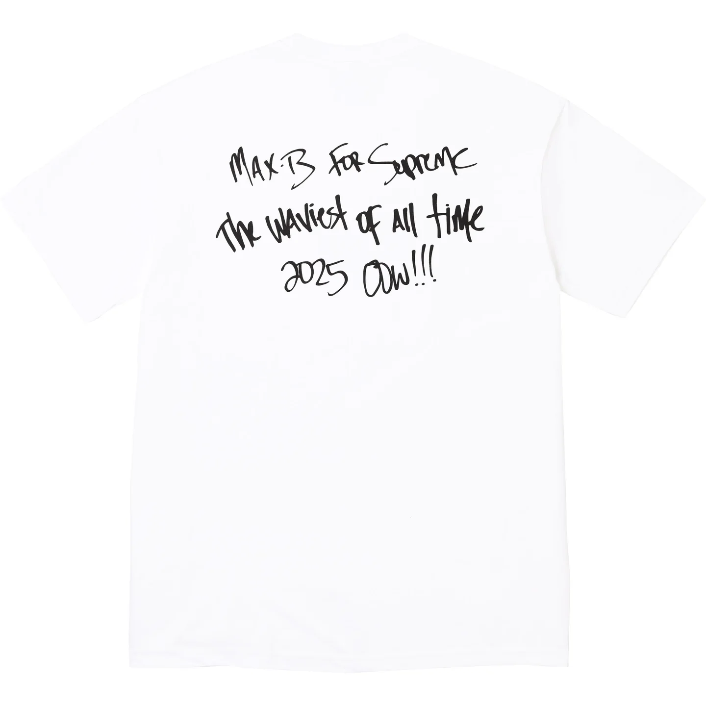 Supreme - MAX B TEE WHITE SS25T21