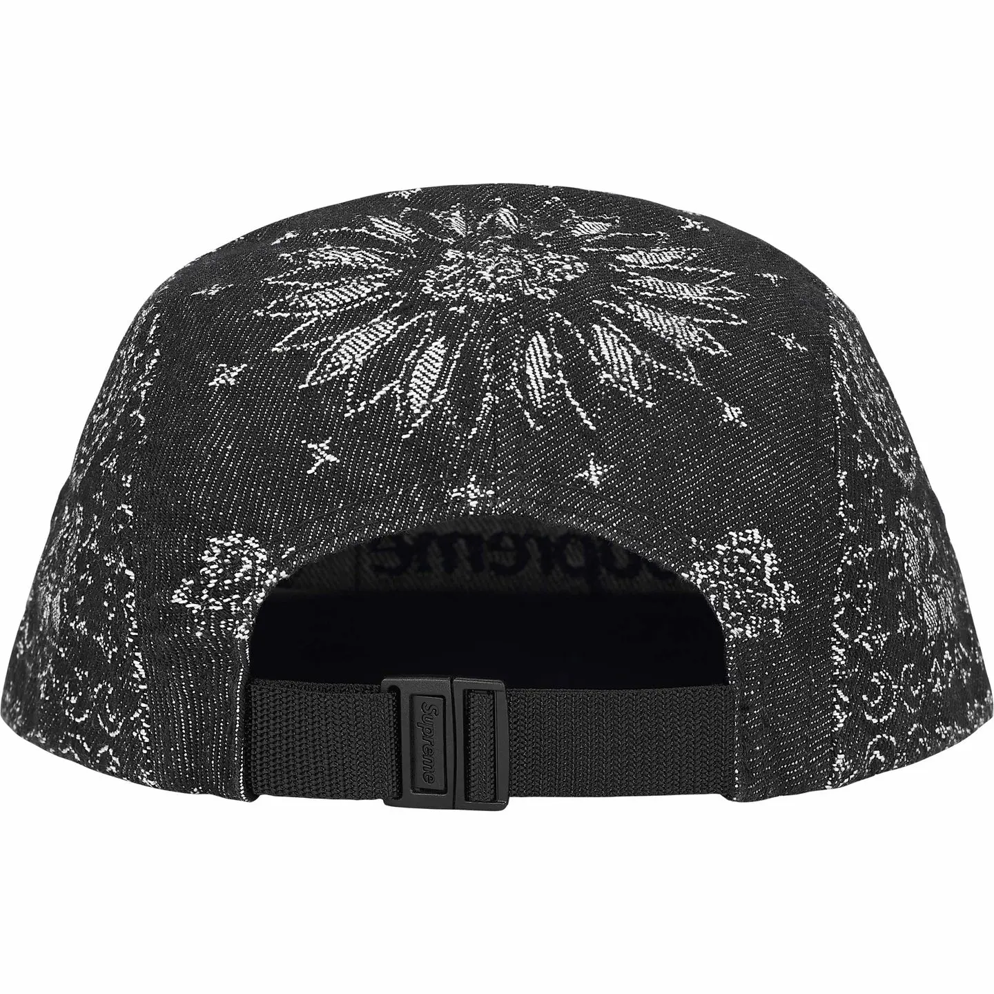 Supreme - Bandana Denim Camp Cap BLACK SS25H86