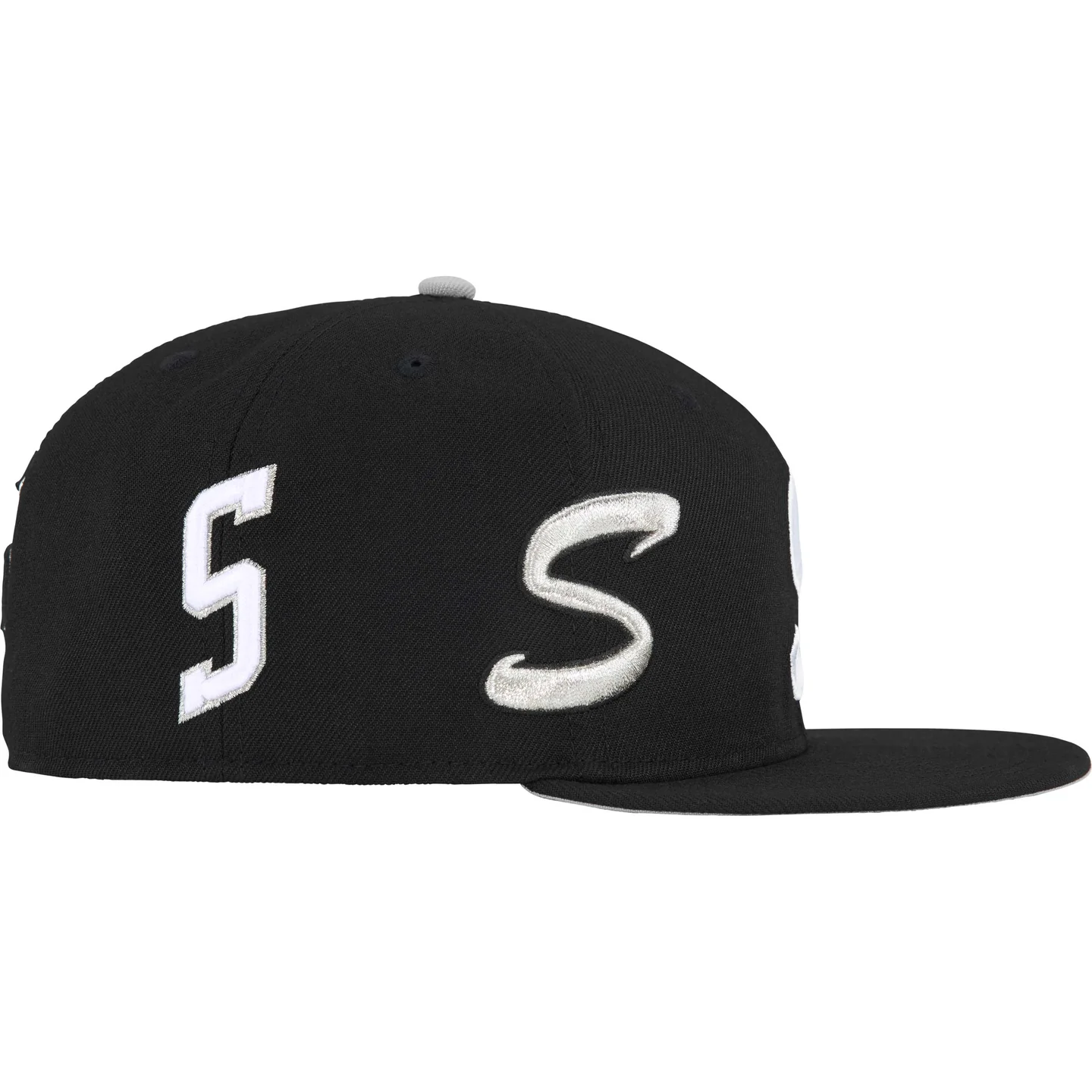 Supreme Multi S Logo New Era 黒 3/8 Supreme - MULTI S LOGO NEW ERA 59FIFTY CAP BLACK SS25H12