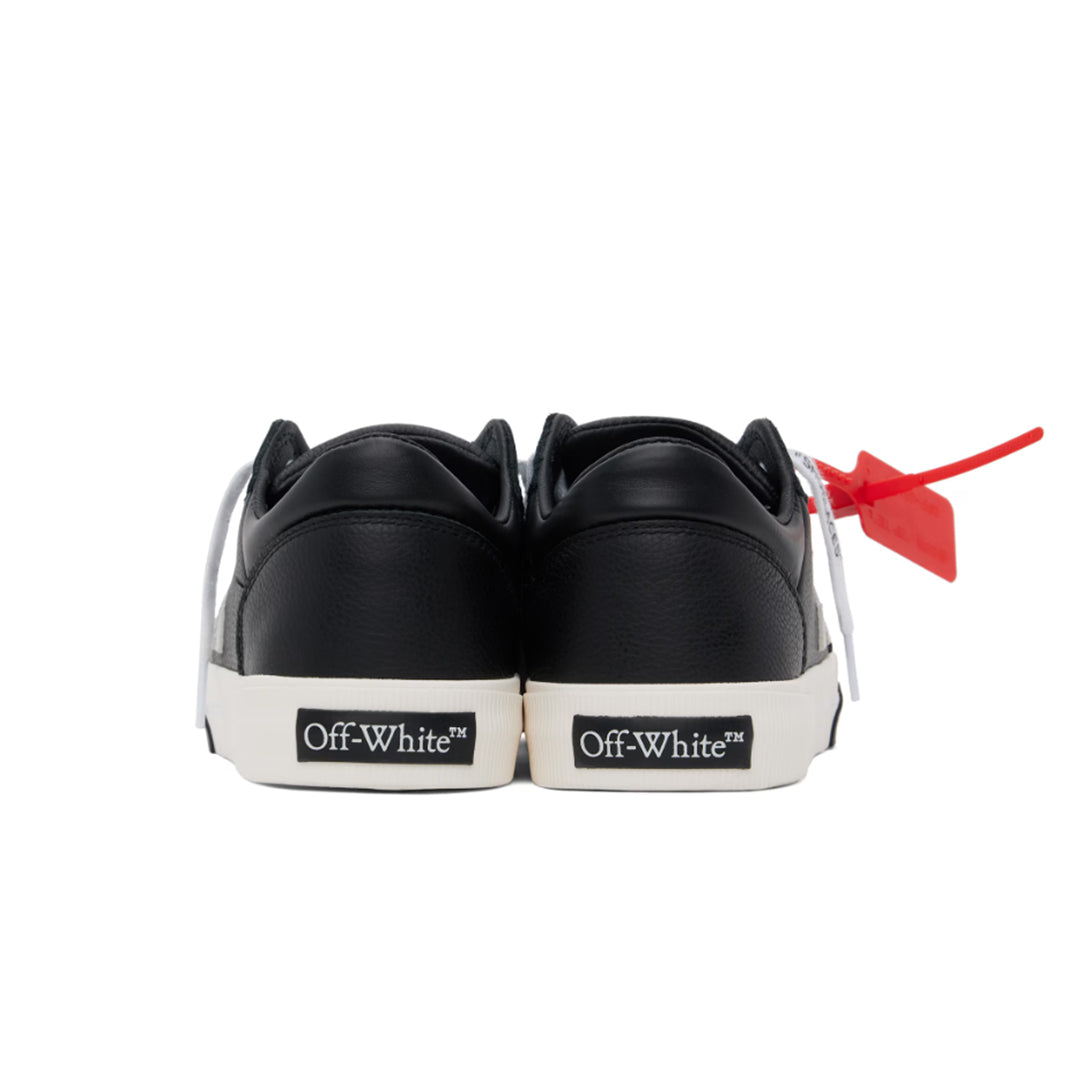 Off-White - NEW LOW VULCANIZED LEATHER 1001 BLACK/WHITE【OMIS25-SLG0087】