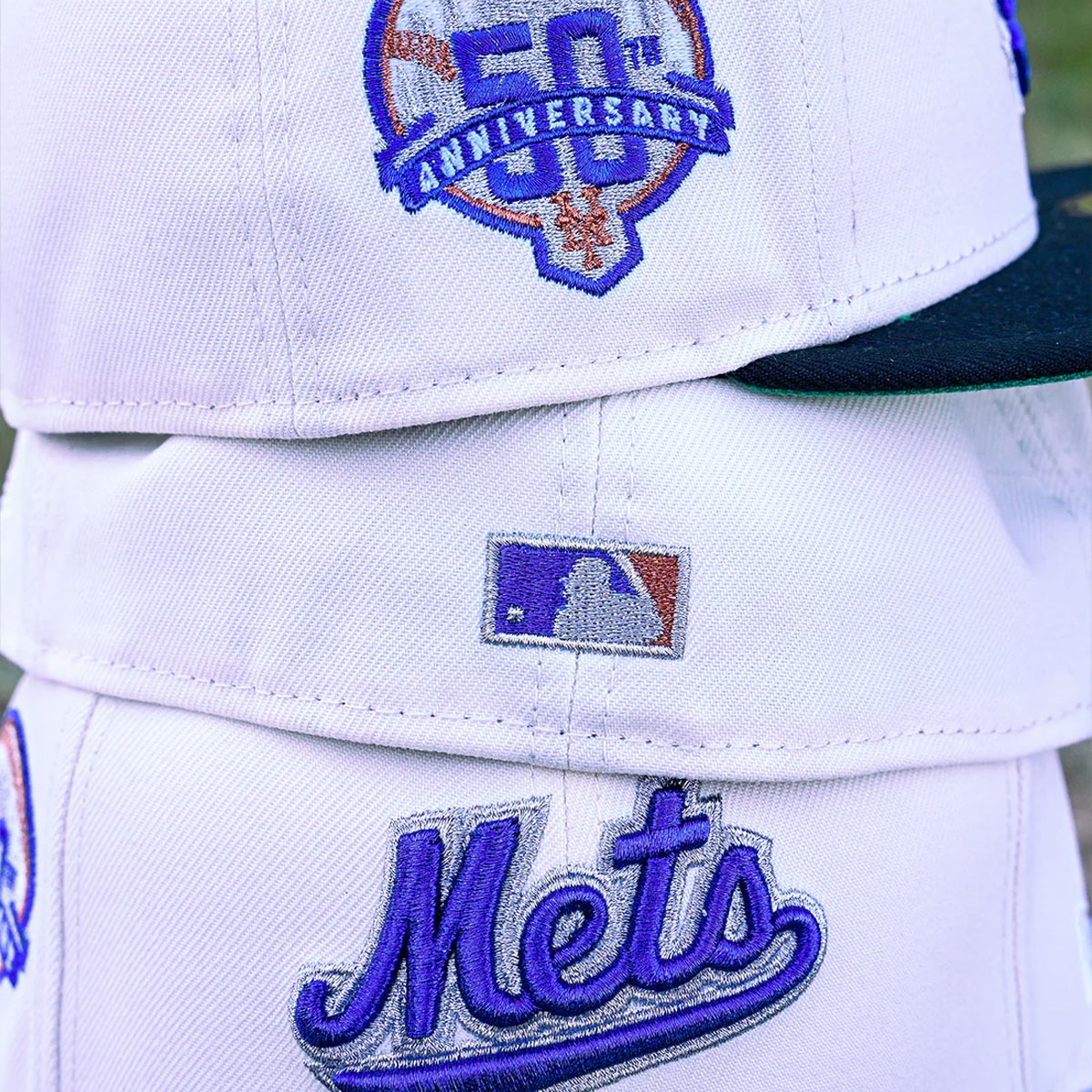 New York Mets - 59Fifty 50th Anniversary Chrome White/Black