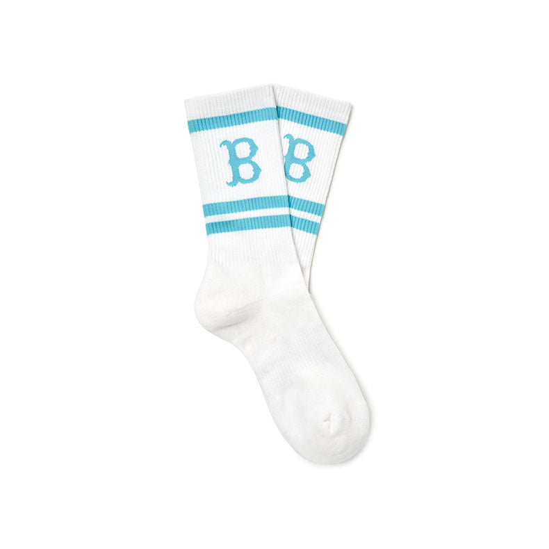 MLB - Boston Red Sox Basic Socks White/Light Blue【3ASOMS53N】