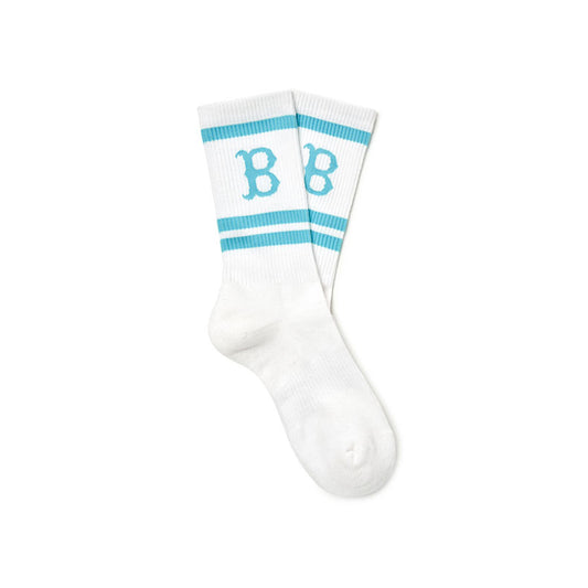 MLB - Boston Red Sox Basic Socks White/Light Blue【3ASOMS53N】