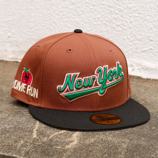 TY MATHIS NEW ERA - New York Mets 59FIFTY HOME RUN Patch Brown/Black