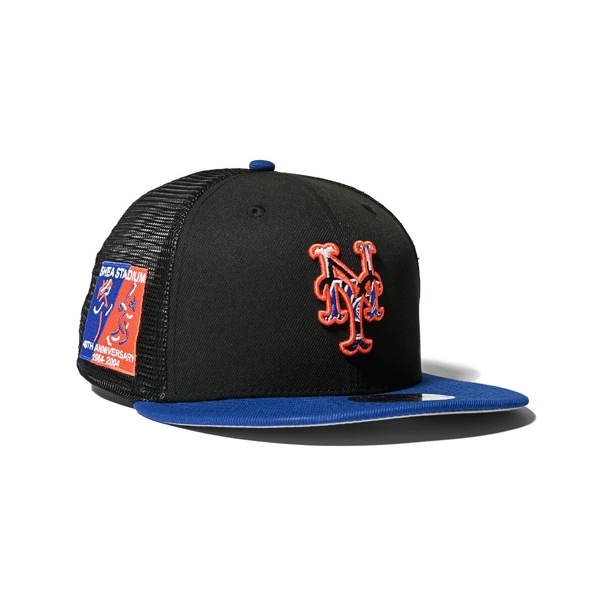 NEW ERA - NEW YORK METS CO 40TH ANV 59FIFTY TRUCKER BLACK/LRYL【70890658】
