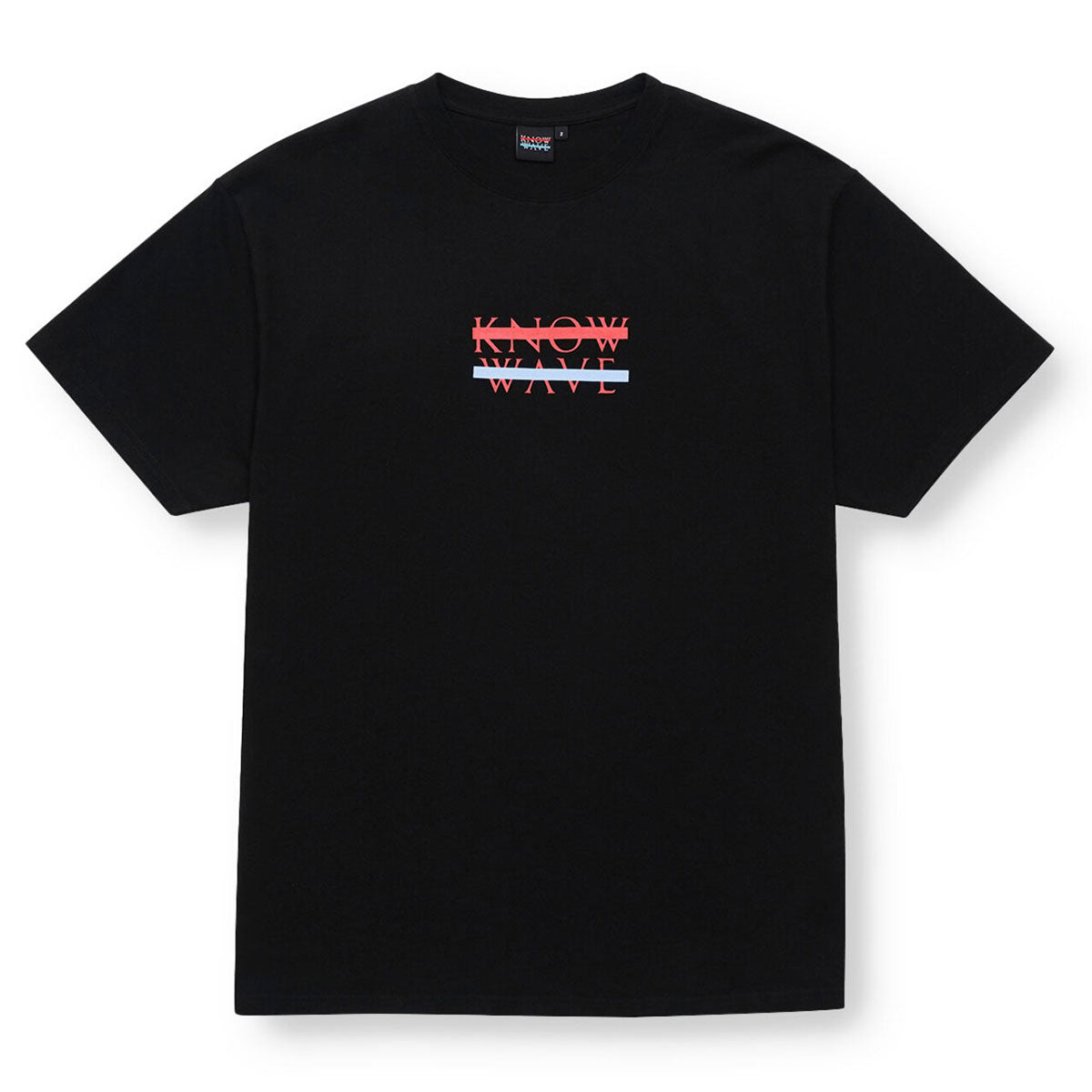 KNOW WAVE ARCHIVE LOGO T-SHIRTS BLACK/WHITE/RED Archive logo T-shirt Black/White/Red [KNT081m]