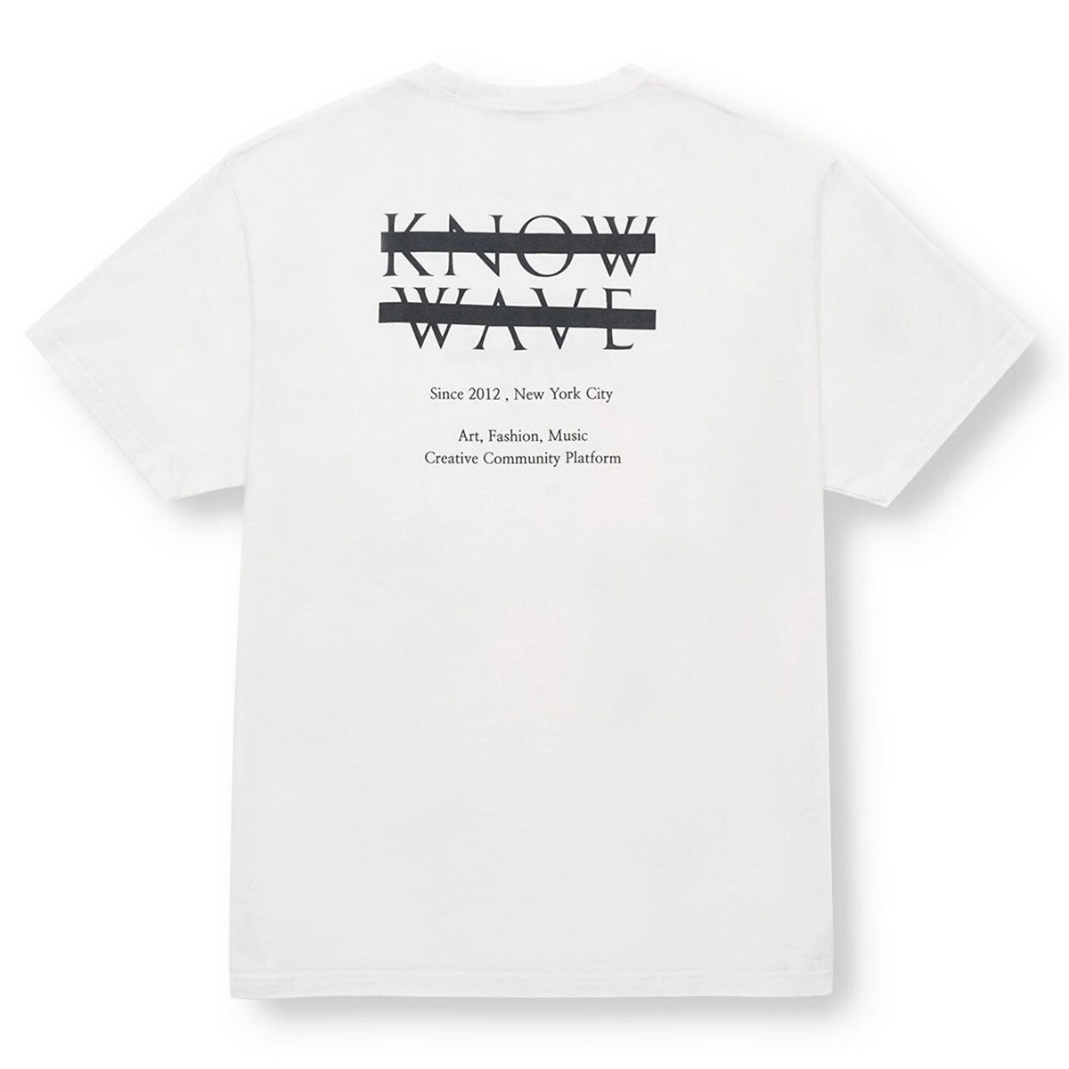 KNOW WAVE ARCHIVE LOGO T-SHIRTS BLACK/WHITE/RED Archive logo T-shirt Black/White/Red [KNT081m]