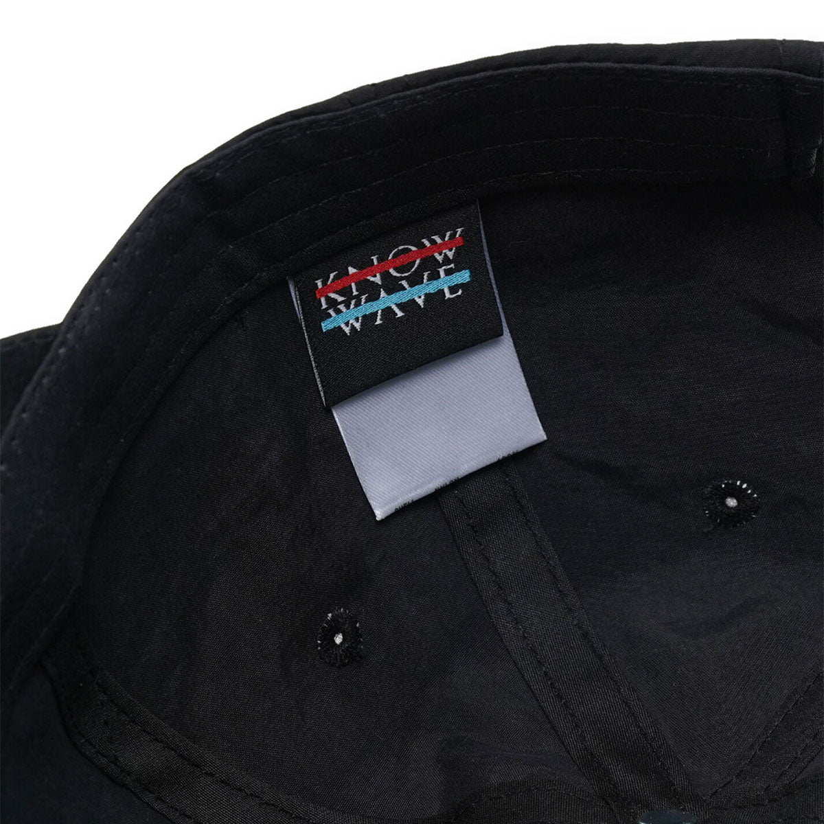 KNOW WAVE ノウウェイブ ARCHIVE LOGO BALL CAP BLACK/NAVY アーカイブロゴボールキャップ ブラック/ネイビー【KNA078u】