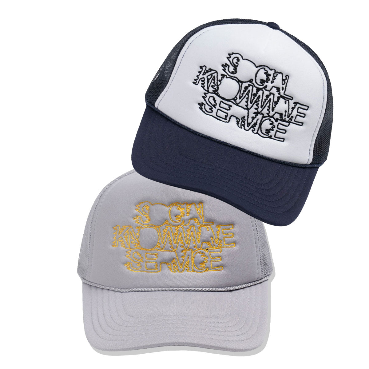 KNOW WAVE ノウウェイブ SKS MESH CAP NAVY/SILVER ソーシャルノウウェイブサービス メッシュキャップ ネイビー/シルバー【KNA079u】