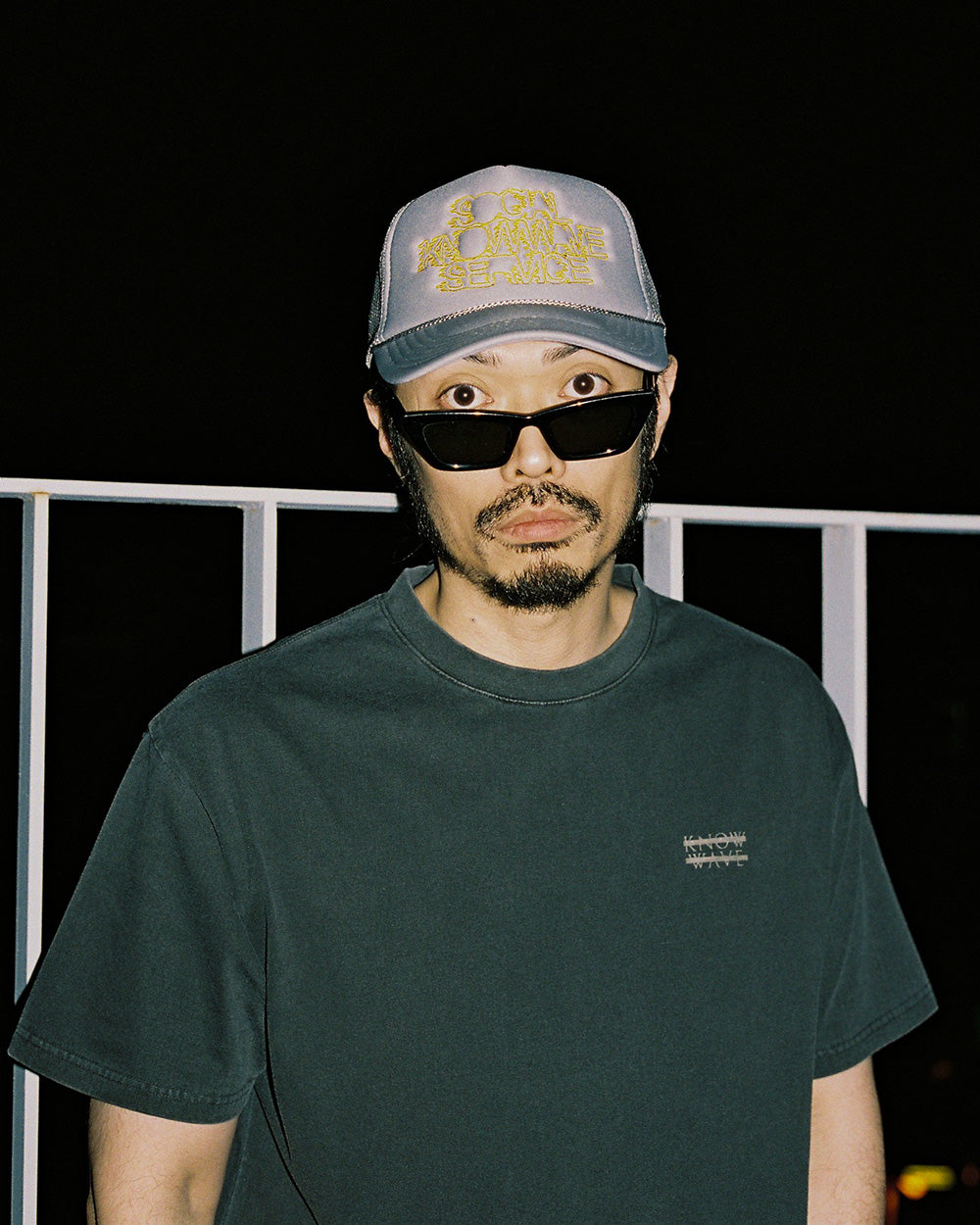 KNOW WAVE ノウウェイブ SKS MESH CAP NAVY/SILVER ソーシャルノウウェイブサービス メッシュキャップ ネイビー/シルバー【KNA079u】