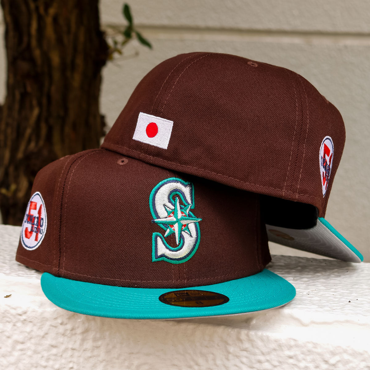TY MATHIS NEW ERA - Seattle Mariners 59FIFTY Ichiro Suzuki 51 Dark Brown/Northwest Green