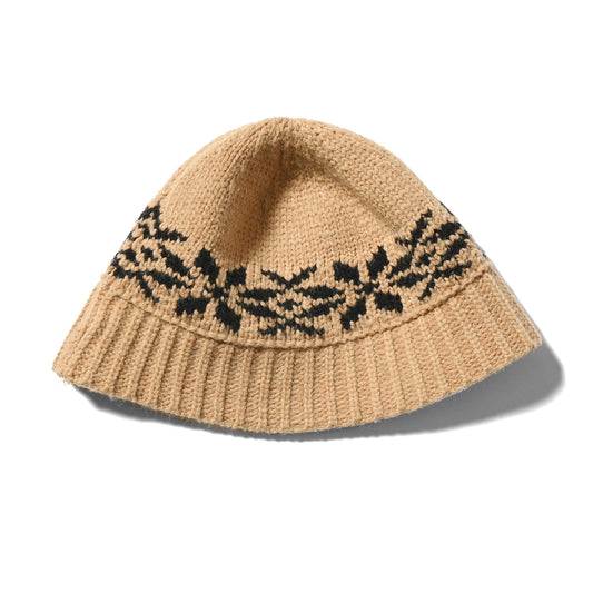 HOMEGAME - 米色針織帽