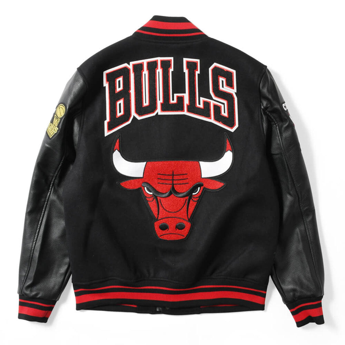 PRO STANDARD - Chicago Bulls RETRO CLASSIC RIB WOOL VARSITY JACKET【BCB656015】