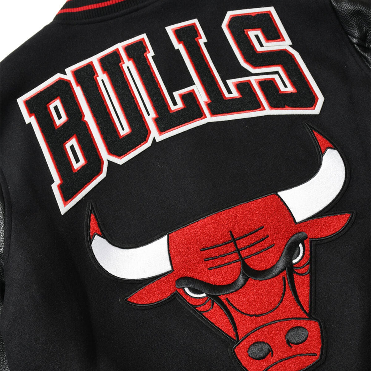 PRO STANDARD - Chicago Bulls RETRO CLASSIC RIB WOOL VARSITY JACKET【BCB656015】