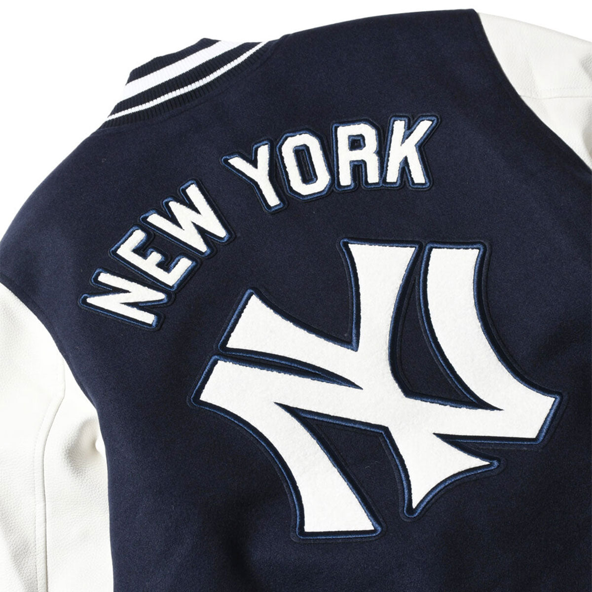 PRO STANDARD - New York Yankees RETRO CLASSIC RIB WOOL VARSITY JACKET【LNY635733】