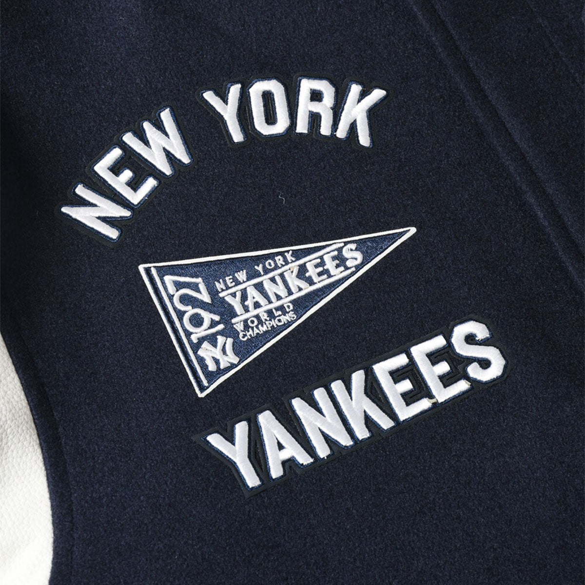PRO 標準 - 紐約洋基隊復古經典羅紋羊毛校隊夾克 [LNY635733]
