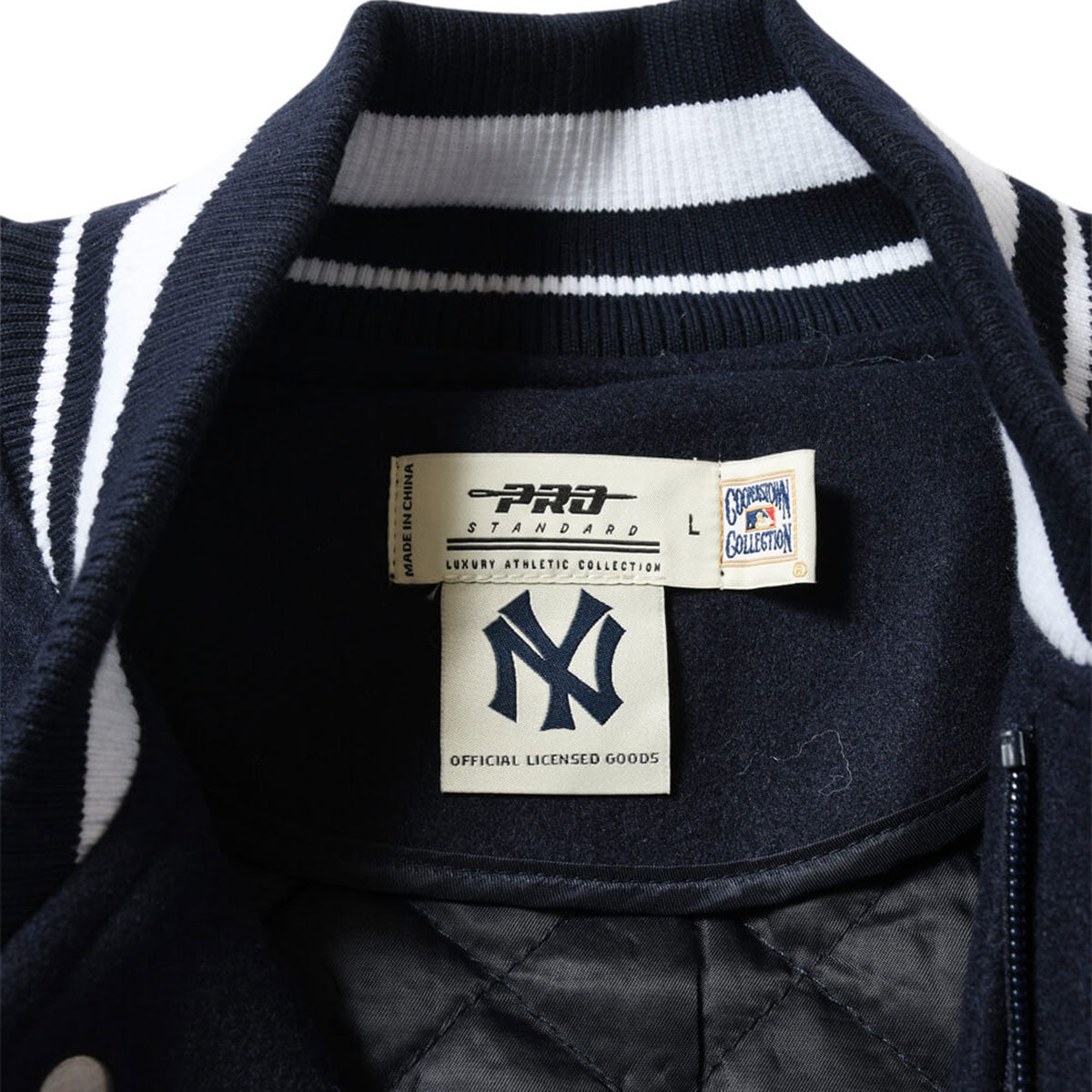 PRO STANDARD - New York Yankees RETRO CLASSIC RIB WOOL VARSITY JACKET【LNY635733】