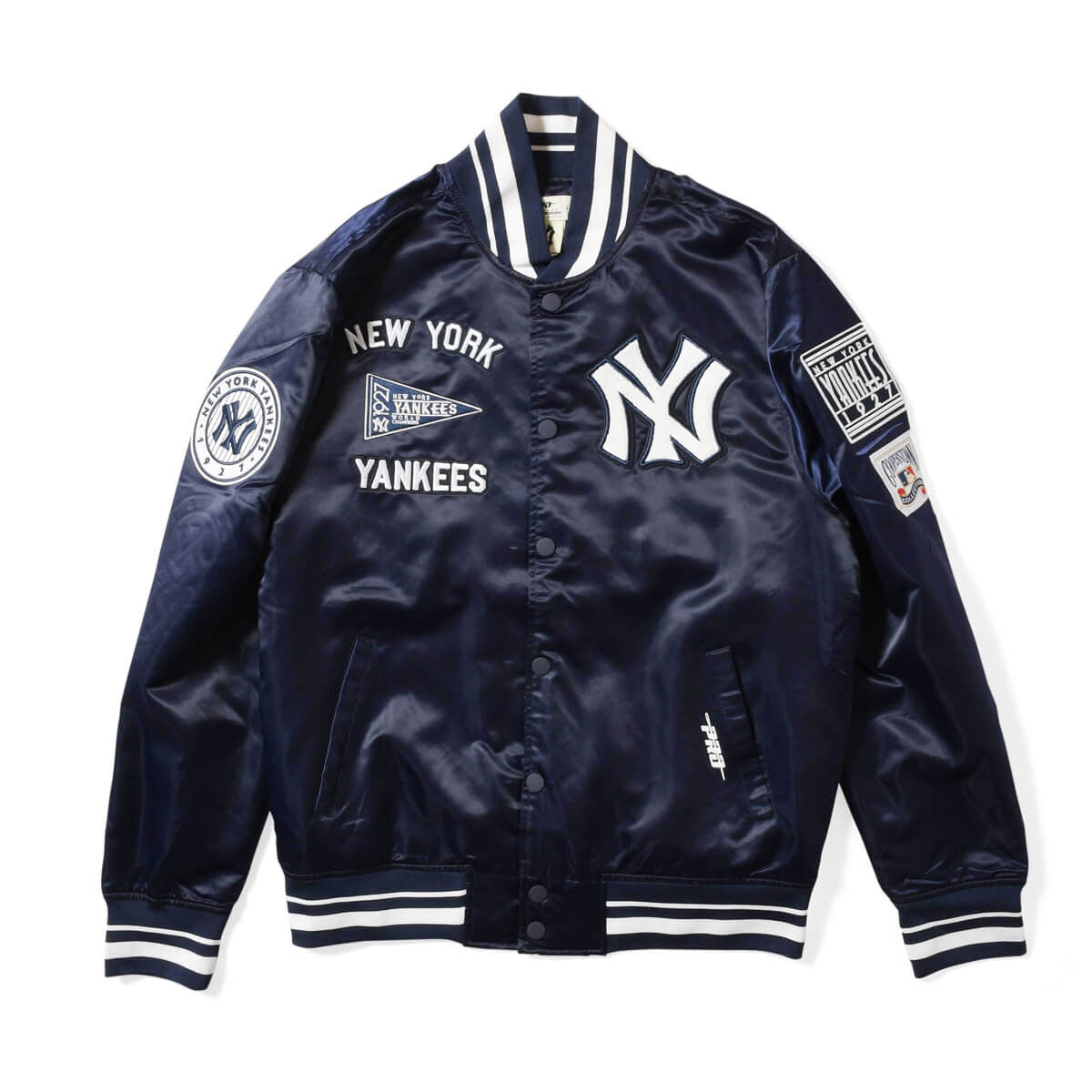 PRO 標準 - 紐約洋基隊復古經典羅紋緞面夾克 [LNY635135]