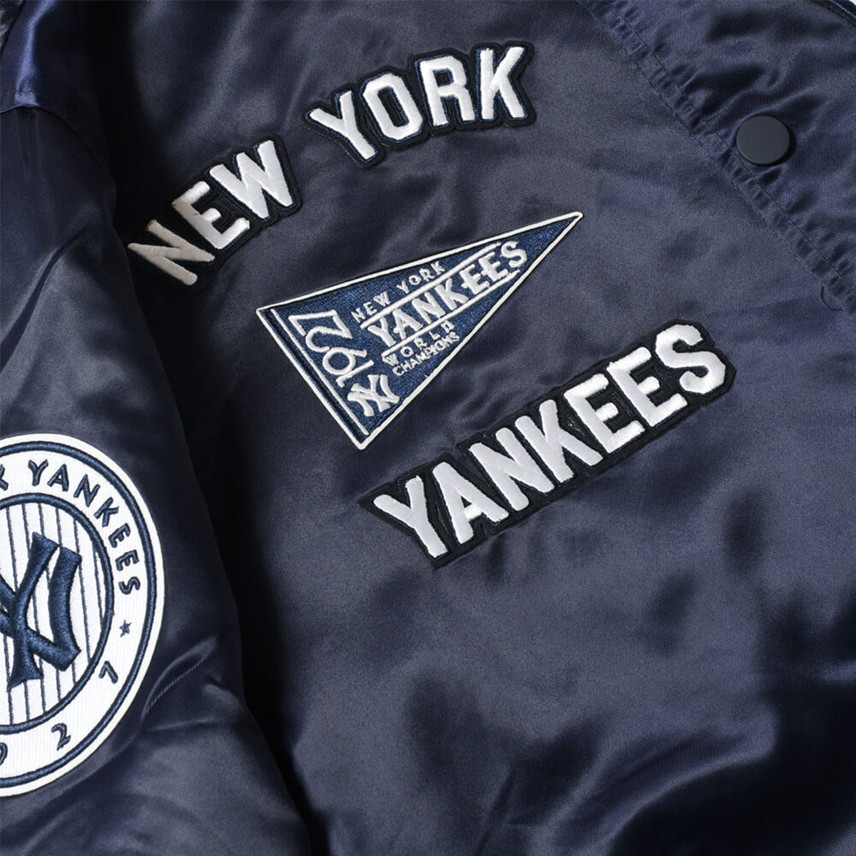 PRO STANDARD - New York Yankees RETRO CLASSIC RIB SATIN JACKET【LNY635135】