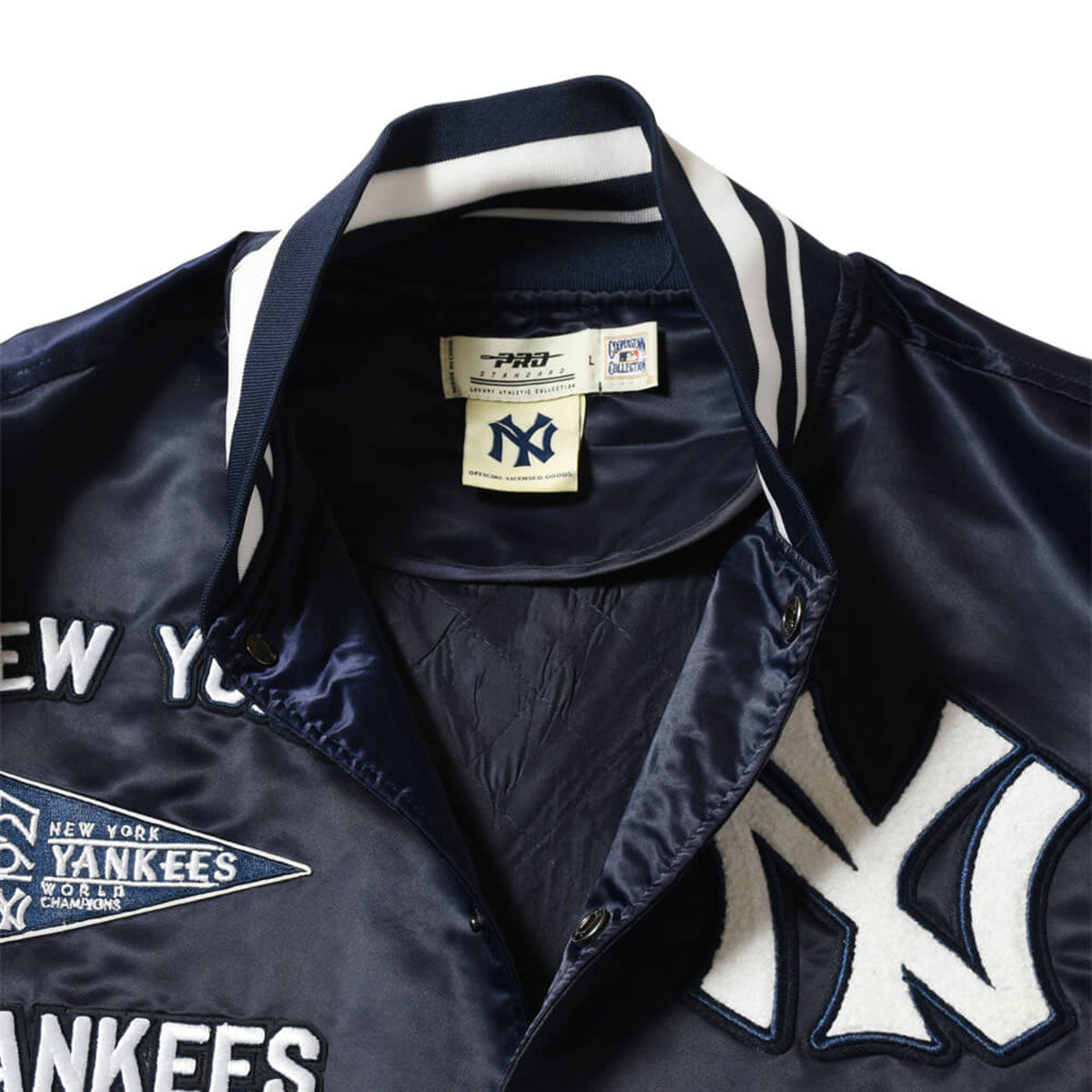 PRO STANDARD - New York Yankees RETRO CLASSIC RIB SATIN JACKET [LNY635135]