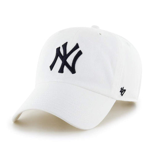 ’47 BRAND New York Yankees - 47 CLEAN UP White【RGW17GWS】