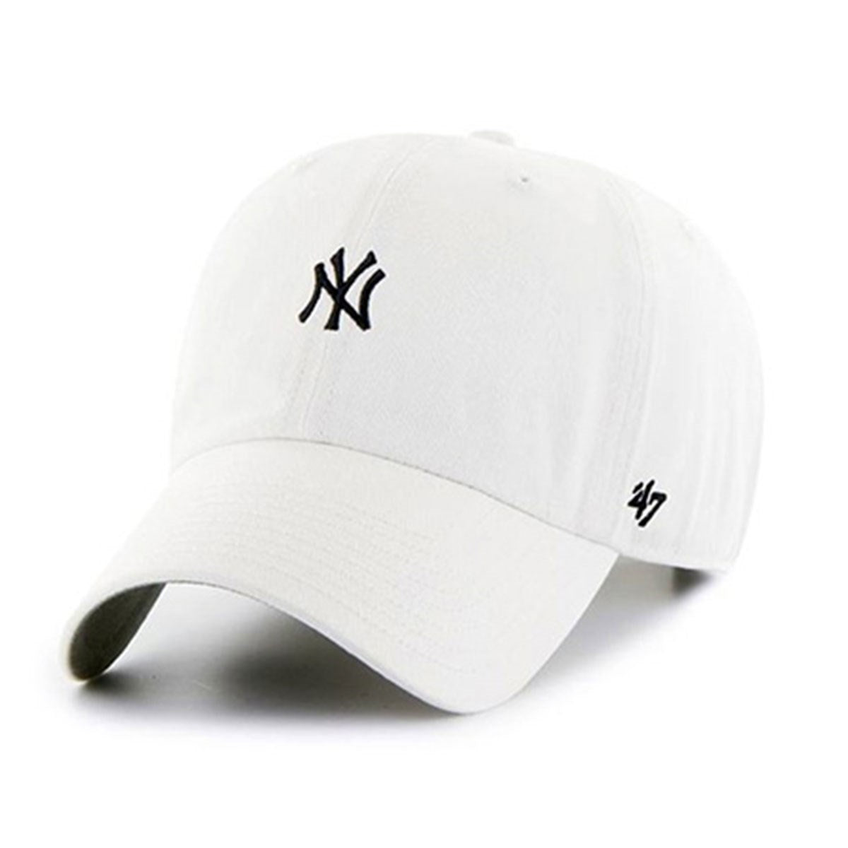’47 BRAND New York Yankees - 47 CLEAN UP White【BSRNR17GWS】