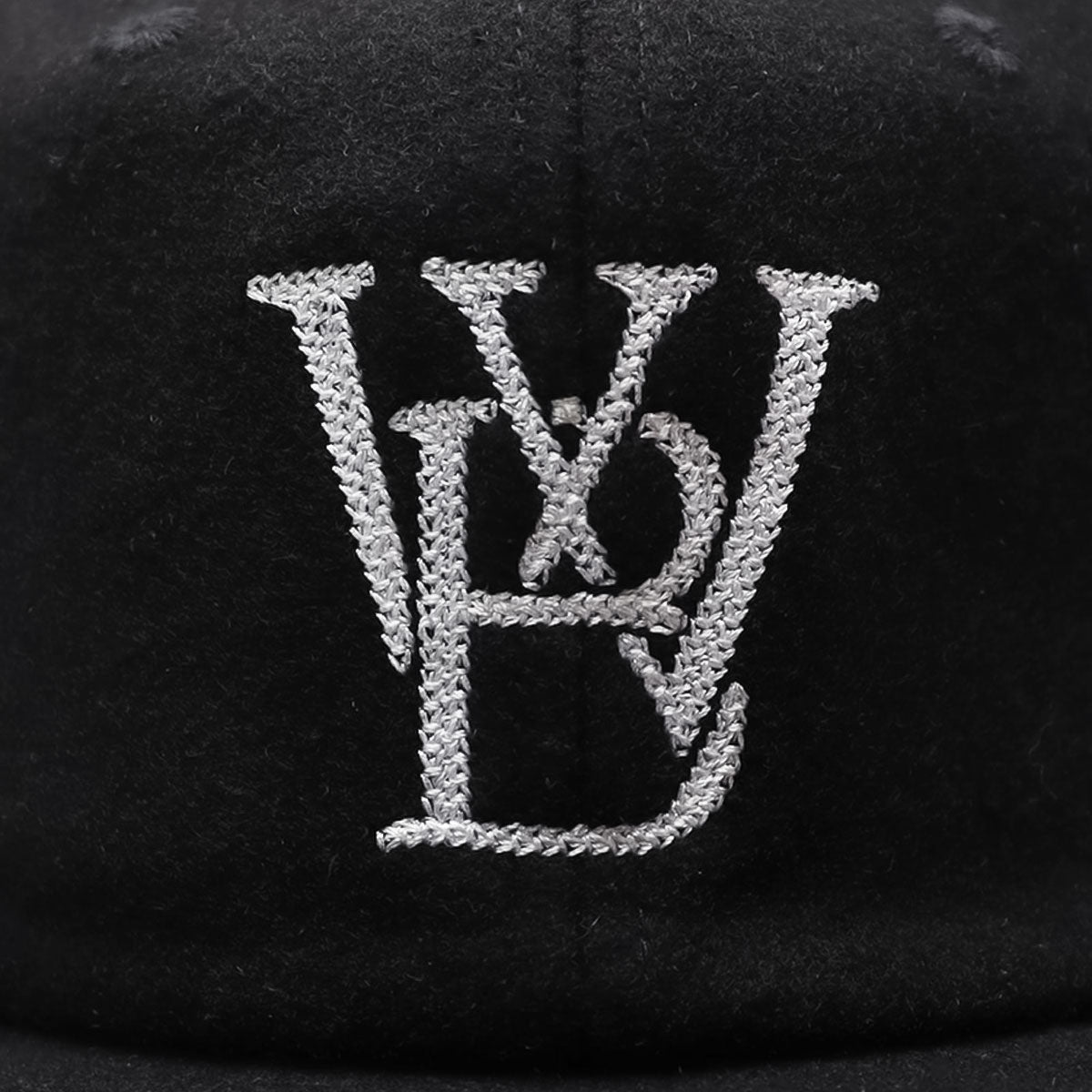 WOODBLOCK CLASSIC WB LOGO WOOL CAP BLACK 【WB-CL-002】