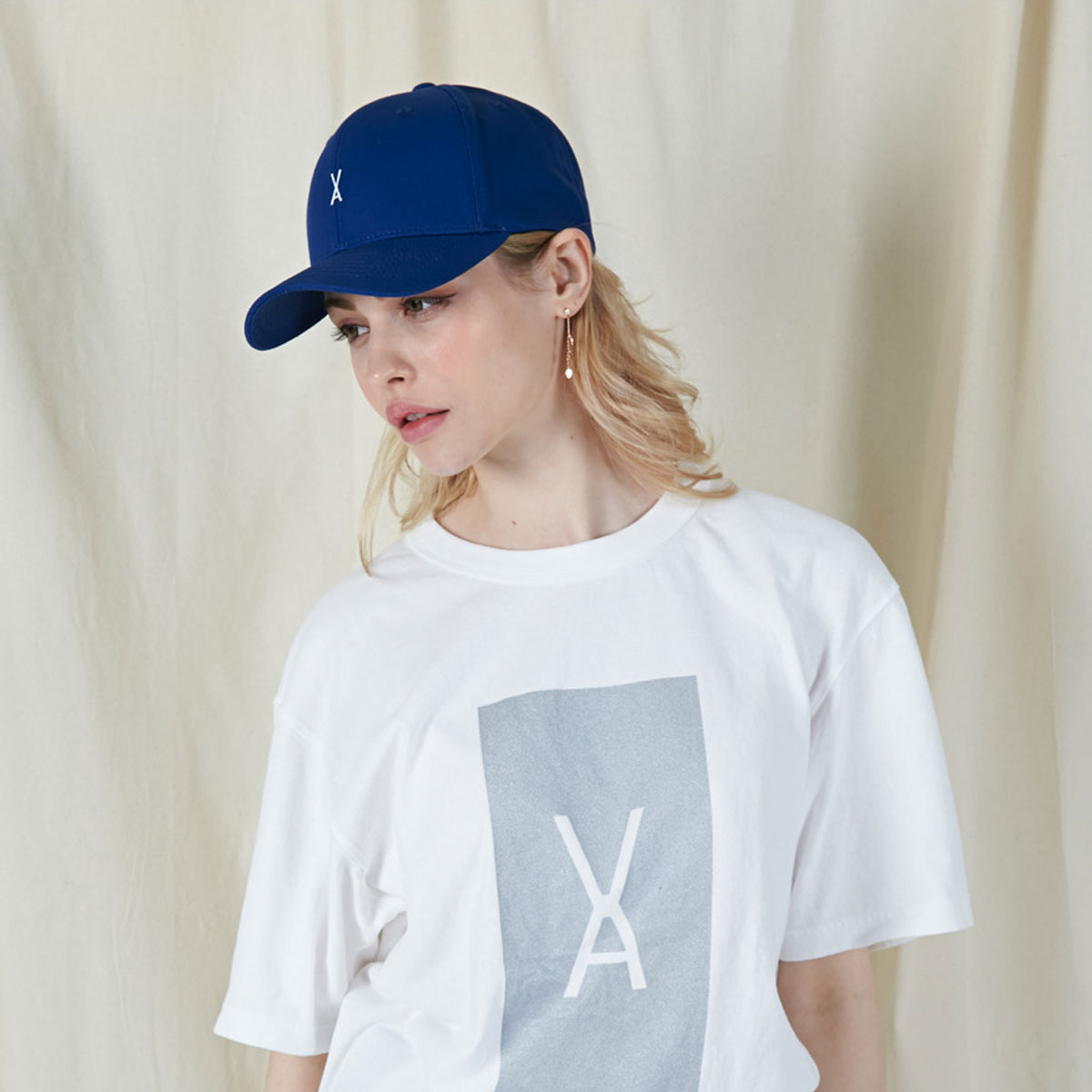 VARZAR - LOGO BALL CAP BLUE [VZR4-0001]