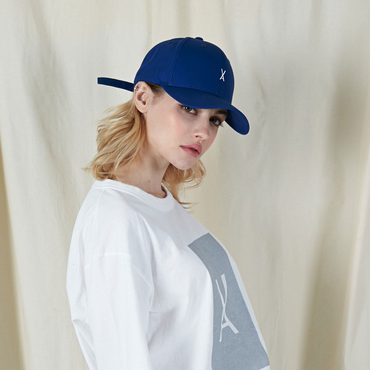 VARZAR - LOGO BALL CAP BLUE [VZR4-0001]