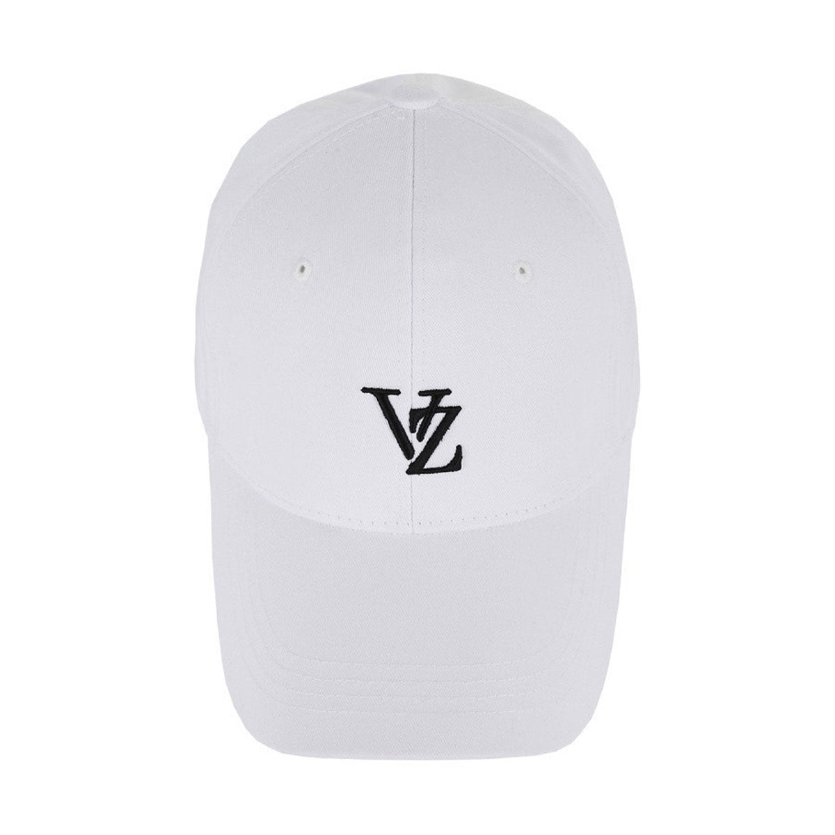 VARZAR - 3D MONOGRAM LOGO OVER FIT BALL CAP WHITE【VZR4-0002】