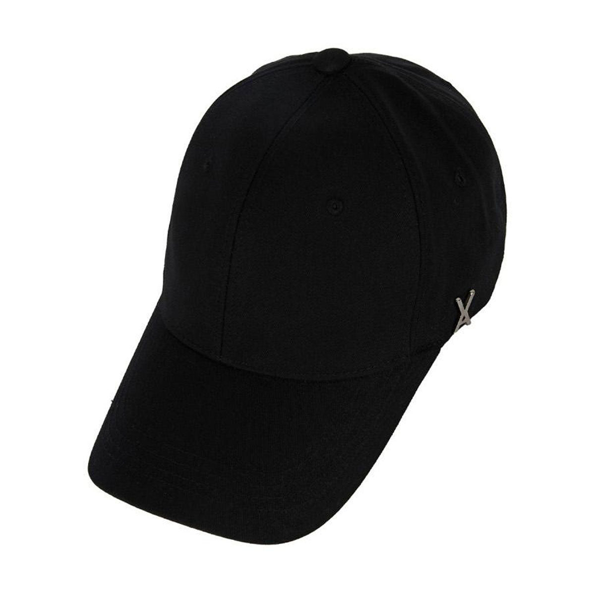 VARZAR - STUD LOGO OVER FIT BALL CAP BLACK【VZR4-0004】